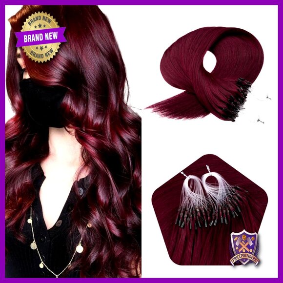 Real Human Hair Micro Loop Extensions 18 Inch 50g Volume main image 4